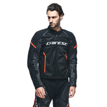 Load image into Gallery viewer, Dainese Air Frame 3 Tex Jacket Black/Black/Red Fluorescent Size - 52