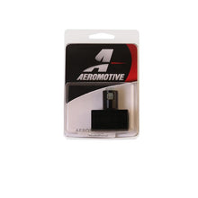 Load image into Gallery viewer, Aeromotive Fitting - Tee - 2x AN-08 Port - 5/16 Quick Connect
