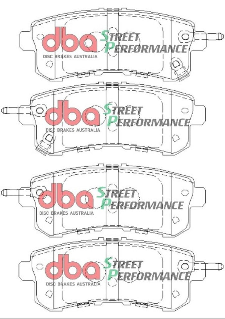 DBA 11-13 Infiniti QX56 (Rear Rotor) SP Performance Rear Brake Pads