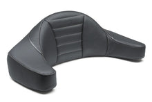 Load image into Gallery viewer, Mustang 93-13 HD FL Super Touring Extended Arm Wrap-Around Backrest Deluxe - Black w/Grey Stitching