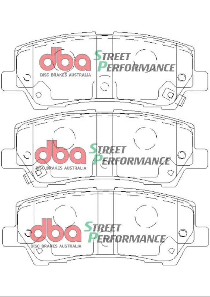DBA 15-19 Ford Mustang GT (w/Performance Package/380mm Front Rotor) SP Performance Rear Brake Pads