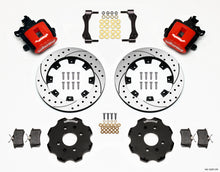Load image into Gallery viewer, Wilwood Combination Parking Brake Rear Kit 12.19in Drilled Red Civic / Integra Disc 2.39 Hub Offset