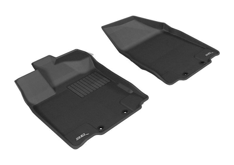 3D MAXpider 2013-2020 Nissan/Infiniti Pathfinder/QX60/JX Kagu 1st Row Floormat - Black