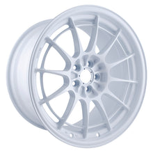 Load image into Gallery viewer, Enkei NT03+M 18x9.5 5x114.3 40mm Offset 72.6mm Bore Vanquish White Wheel (MOQ of 40)