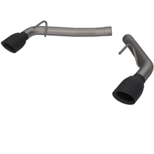 Load image into Gallery viewer, 2014-2015 Chevrolet Camaro SS QTP Eliminator Axle Back Black Tips