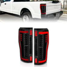 Load image into Gallery viewer, ANZO 2017+ Ford F-250 LED Taillights - Black/Clear