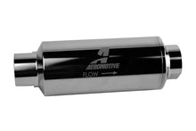 Load image into Gallery viewer, Aeromotive Pro-Series In-Line Filter - AN-12 - 40 Micron SS Element - Nickel Chrome Finish