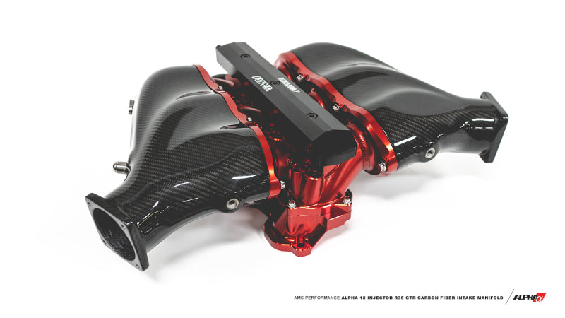 AMS Performance 2009+ Nissan GT-R Alpha Alum/Cast Intake Plenum Parts Kit (Excl Center/Bell Horns)