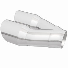 Load image into Gallery viewer, MagnaFlow Double Wall 3in Dual Round Polished Tip 2.25in Inlet