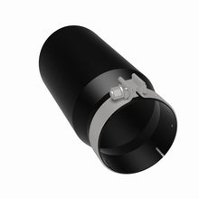 Load image into Gallery viewer, MagnaFlow Tip Stainless Black Coated Single Wall Round Single Outlet 6in Dia 5in Inlet 13in L