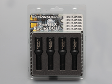 Load image into Gallery viewer, Advan Wheel Bolt 28mm Thread (Black) - 4 Pack