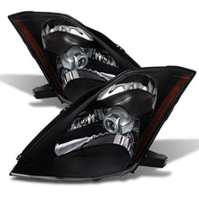 Load image into Gallery viewer, Xtune Nissan 350Z 03-05 Crystal Headlights Xenon/Hid Model Only Black HD-JH-N350Z-HID-BK