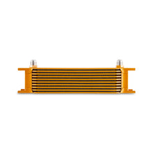 Load image into Gallery viewer, Mishimoto Universal -8AN 10 Row Oil Cooler - Gold