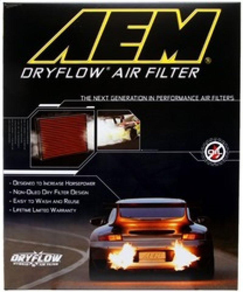 AEM 11 Dodge Challenger/Charger/300C 14.438in O/S L x 9.125in O/S W x 1.75in H DryFlow Air Filter