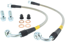 Load image into Gallery viewer, StopTech 07-08 Infiniti G35 Rear Stainless Steel Brake Lines