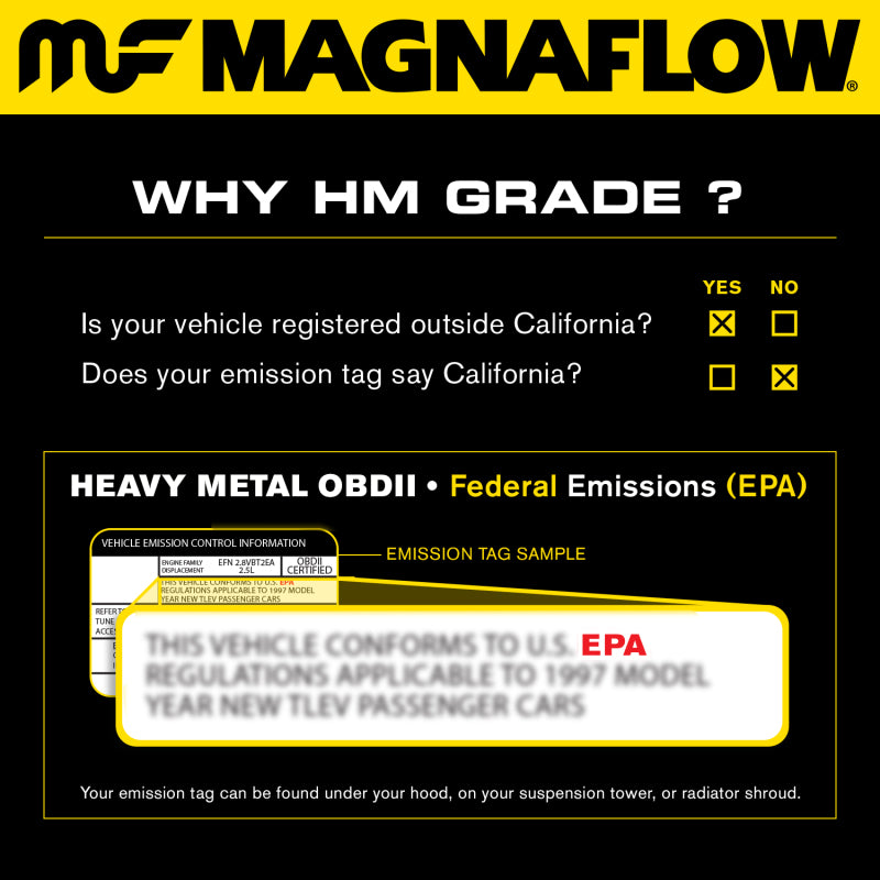 MagnaFlow Conv DF 02-03 Hyundai XG350 3.5L Front/ 02-05 Kia Sedona 3.5L Front Manifold