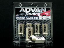 Load image into Gallery viewer, Advan Lug Nut 12X1.25 (Champagne Gold) - 4 Pack