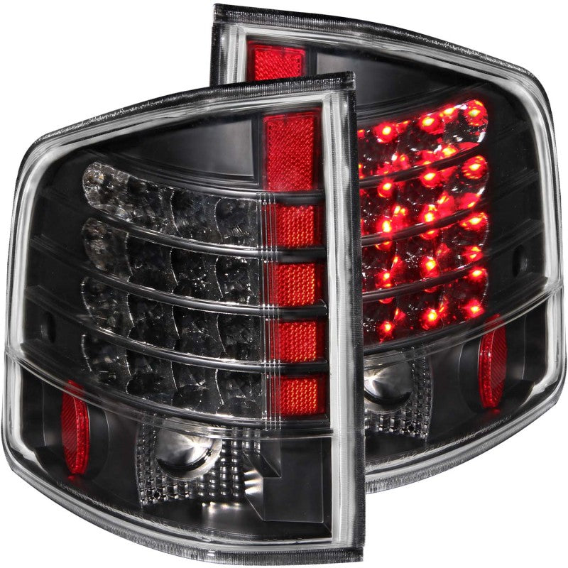 ANZO 1995-2005 Chevrolet S-10 LED Taillights Black