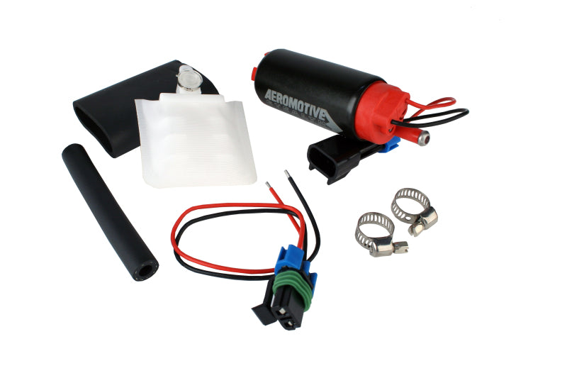 Aeromotive 340 Series Stealth In-Tank E85 Fuel Pump - Offset Inlet - Inlet Inline w/Outlet