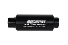 Load image into Gallery viewer, Aeromotive Pro-Series In-Line Filter - AN-12 - 40 Micron SS Element - Nickel Chrome Finish