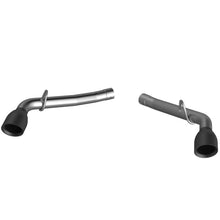 Load image into Gallery viewer, 2014-2015 Chevrolet Camaro SS QTP Eliminator Axle Back Black Tips