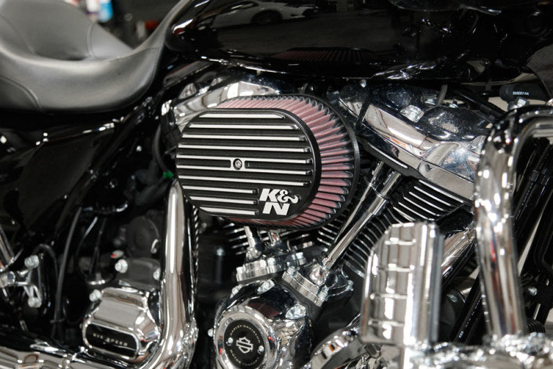 K&N Street Metal Intake System 2017 Harley Davidson Shaker Black H/D Touring Models