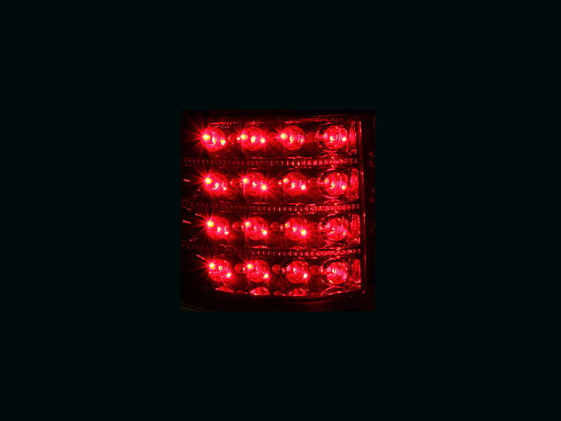 ANZO 2004-2008 Ford F-150 LED Taillights Red/Clear