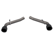 Load image into Gallery viewer, 2010-2013 Chevrolet Camaro SS QTP Eliminator Axle Back Black Tips
