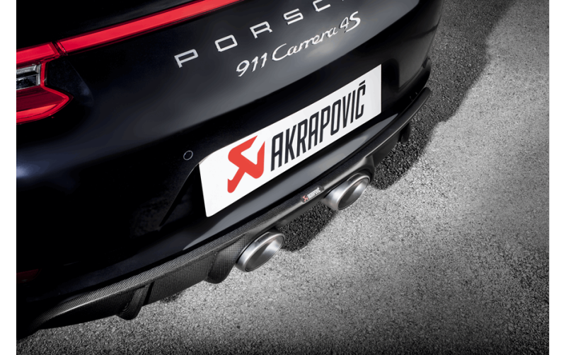 Akrapovic 16-17 Porsche 911 Carrera S/4/4S/GTS (991.2) Rear Carbon Fiber Diffuser - Matte