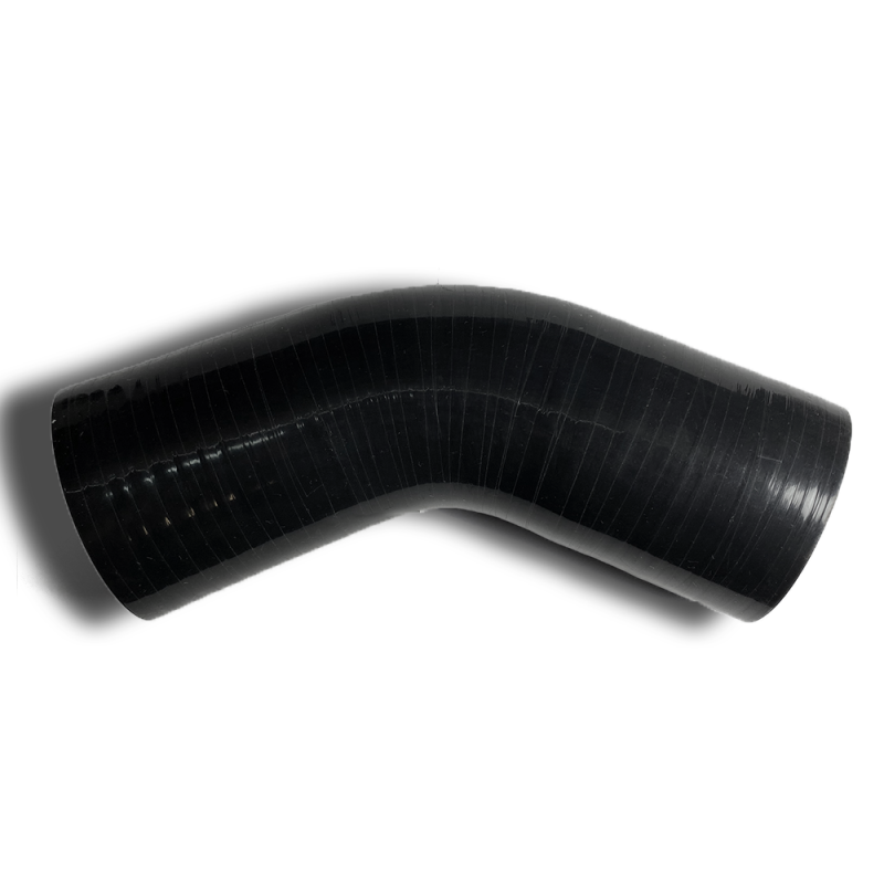 Ticon Industries 4-Ply Black 3.0in 45 Degree Silicone Coupler