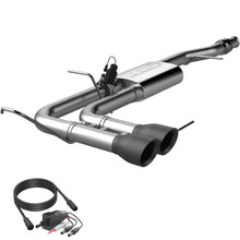 Load image into Gallery viewer, 2014-2018 Silverado/Sierra QTP Screamer Side Exit Cat Back Black Tips