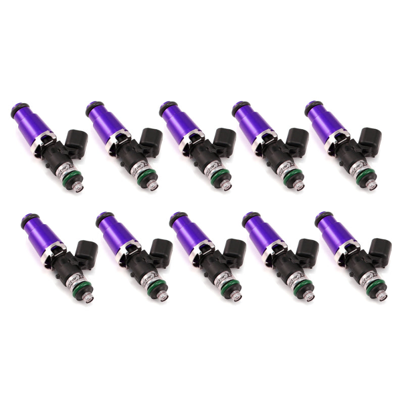 Injector Dynamics ID1050X Injectors 14mm (Purple) Adaptors (Set of 10)