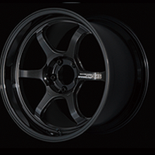 Load image into Gallery viewer, Advan R6 18x8.5 +45 5-114.3 Racing Titanium Black Wheel