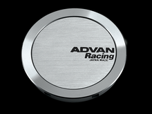 Load image into Gallery viewer, Advan 73mm Full Flat Centercap - Silver Alumite