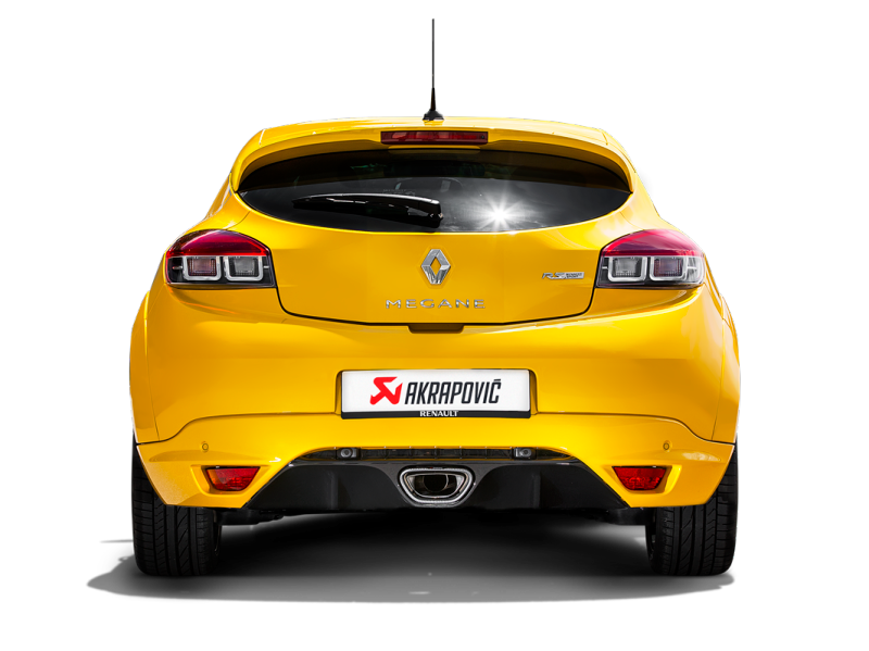 Akrapovic 10-16 Renault Megane Coupe RS Evolution Line Cat Back (Titanium) w/ Carbon Tips