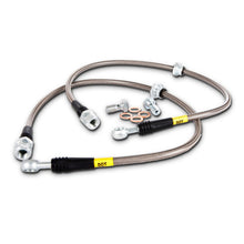 Load image into Gallery viewer, StopTech 03-07 350z/G35 Stainless Steel Front Brake Lines