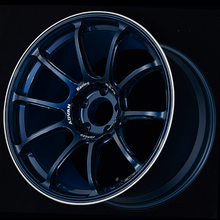 Load image into Gallery viewer, Advan RZ-F2 18x9.5 +29 5-114.3 Racing Titanium Blue and Ring Wheel