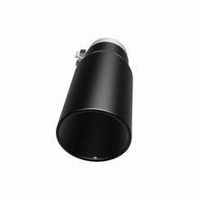 Load image into Gallery viewer, MagnaFlow Tip Stainless Black Coated Single Wall Round Single Outlet 5in Dia 3.5in Inlet 14.5in L
