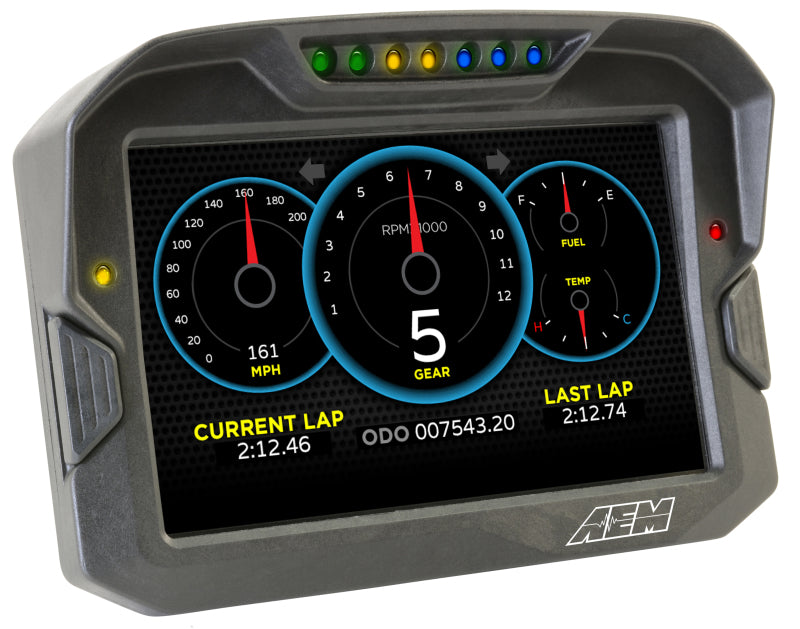 AEM CD-7 Non Logging Race Dash Carbon Fiber Digital Display (CAN Input Only)