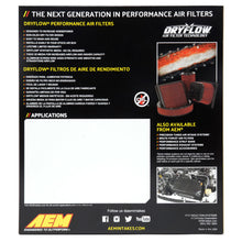 Load image into Gallery viewer, AEM 2015 Ford Mustang 2.3L/3.7L/5.0L Dryflow Air Filter