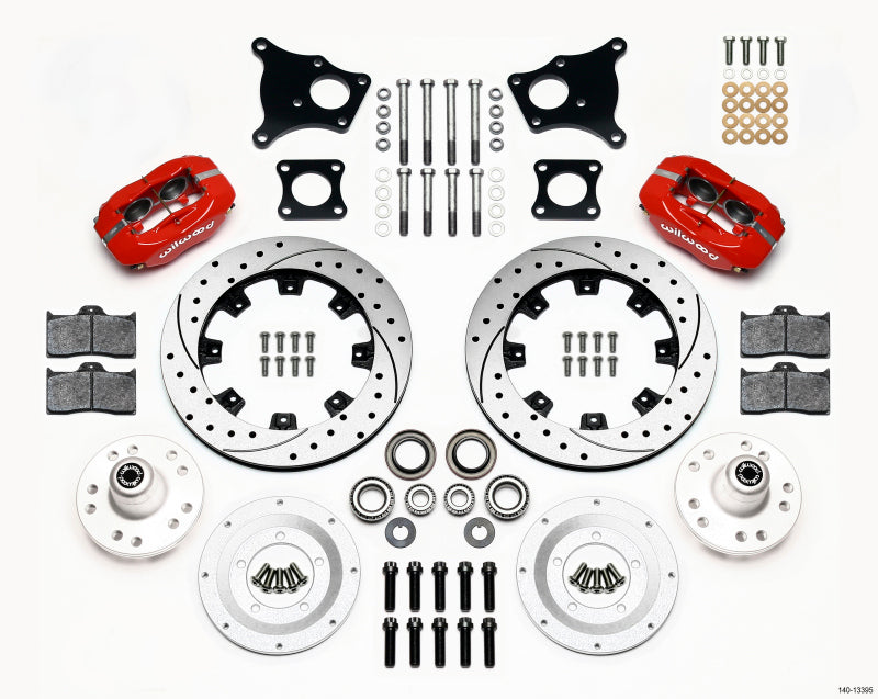Wilwood Forged Dynalite Front Kit 12.19in AMC 71-76 OE Disc w/o Bendix Brakes