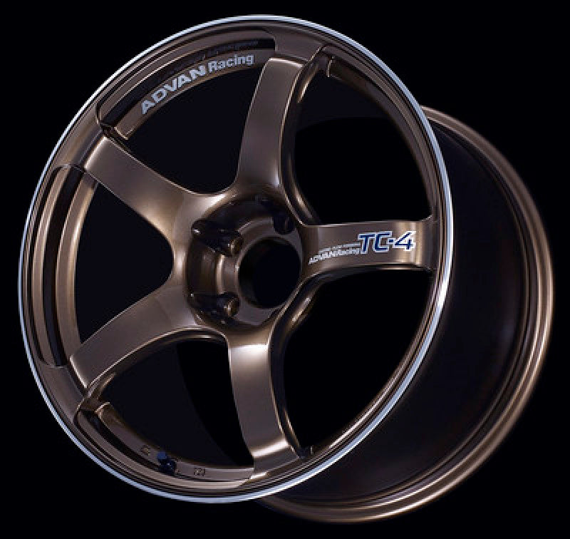 Advan TC4 15x7.0 +30 4-100 Umber Bronze Metallic & Ring Wheel