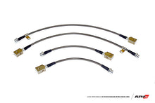 Load image into Gallery viewer, AMS Performance 2009+ Nissan GT-R R35 Alpha Short Route Style Stainless Steel Brake Lines